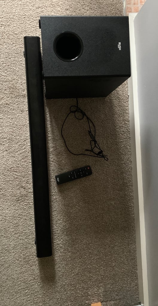 Bush Soundbar and Base Speaker