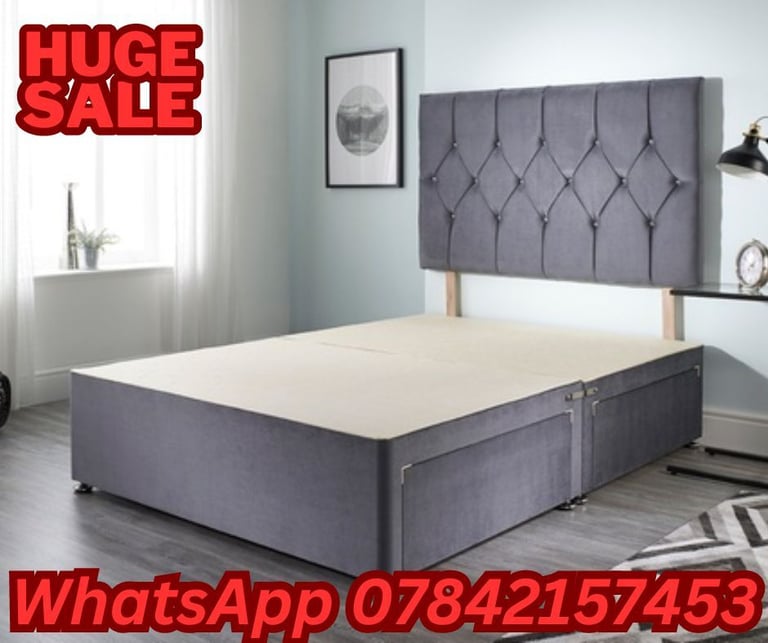 image for new small double bedframe single double bed with mattress 