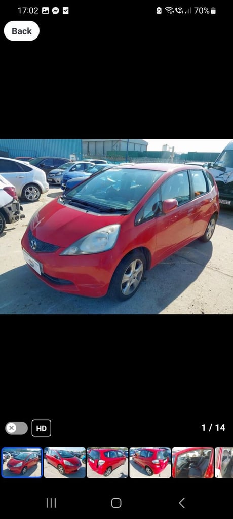 image for Honda jazz 2009 breaking 