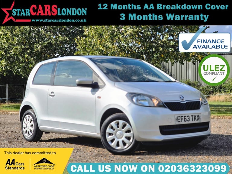 2014 Skoda Citigo 1.0 MPI SE ASG Euro 5 3dr HATCHBACK Petrol Automatic