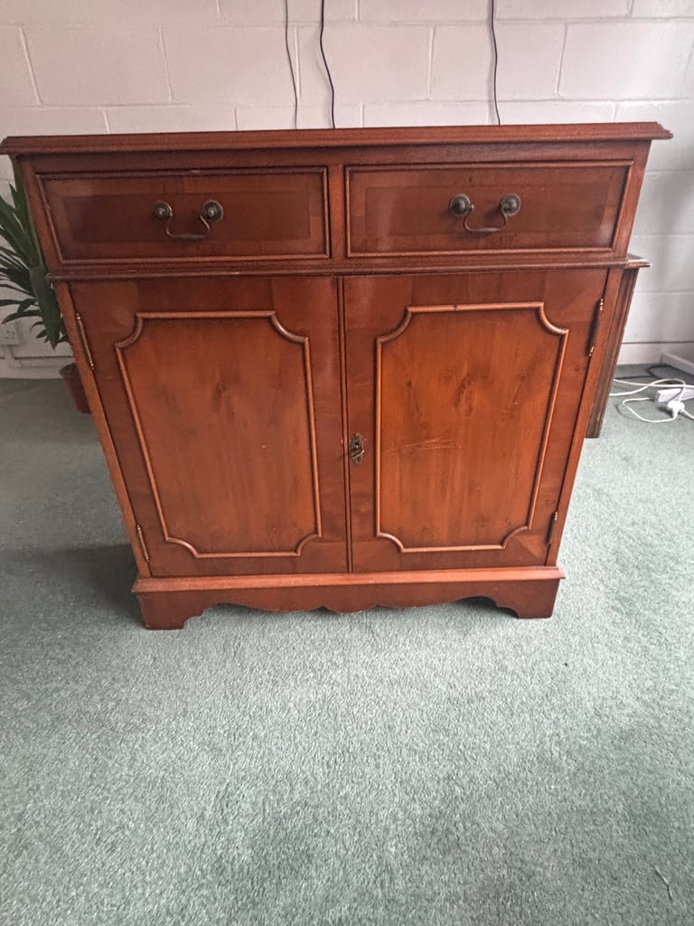 image for Vintage Georgian-Style Solid Wood Sideboard
