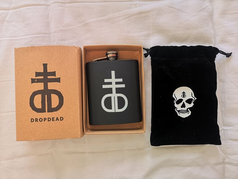 Drop Dead Clothing Hip Flask