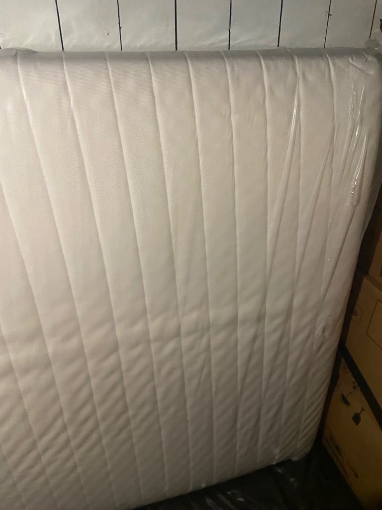 Double bed with double mattress included 