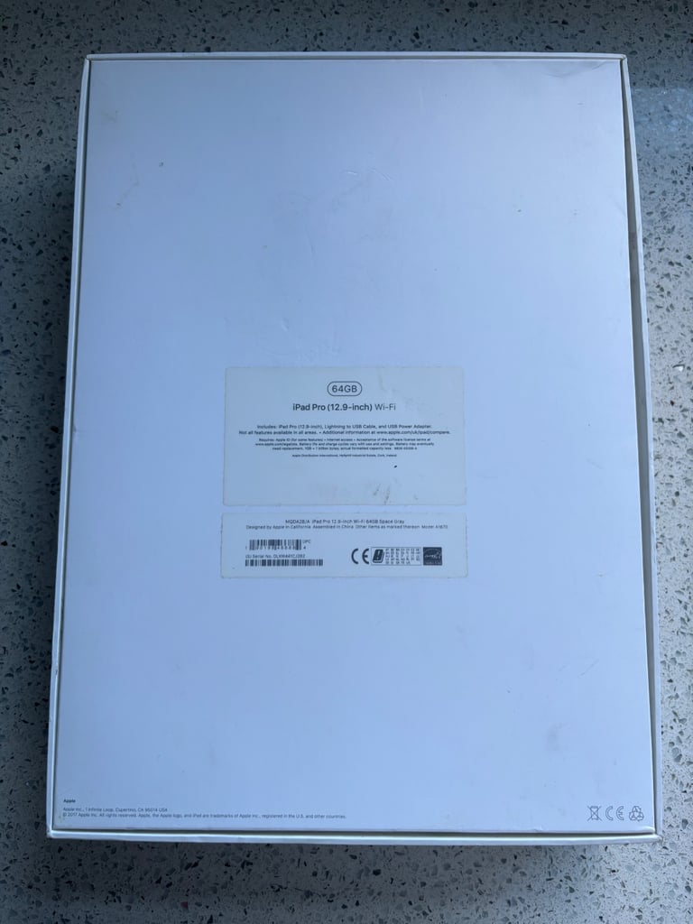 Apple iPad Pro 2nd gen 12.9” 64gb 