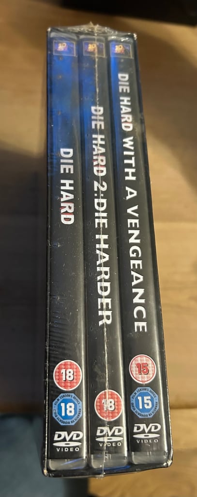 Die Hard Trilogy DVDs