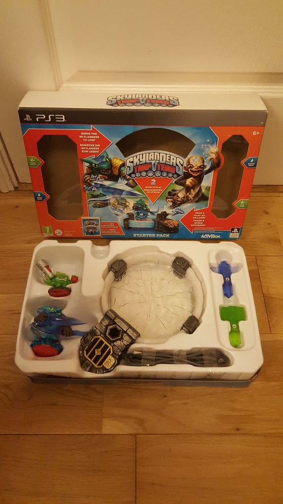 image for ps3 playstation 3 skylanders trap team starter pack game portal & figures boxed unused