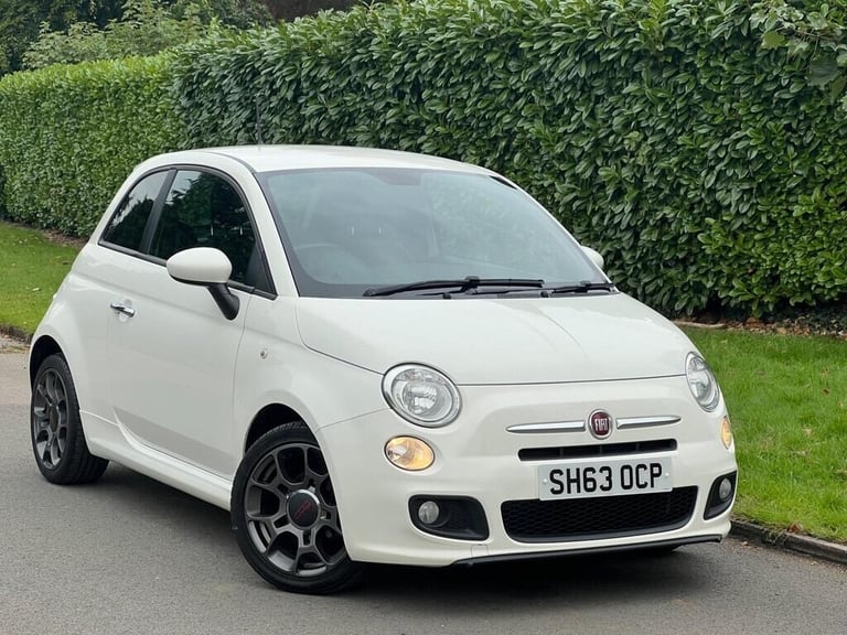 FIAT 500 1.2 S 3 2013 SPORT MODEL PETROL ULEZ 16" ALLOYS LEATHER SPORTS TRIM 