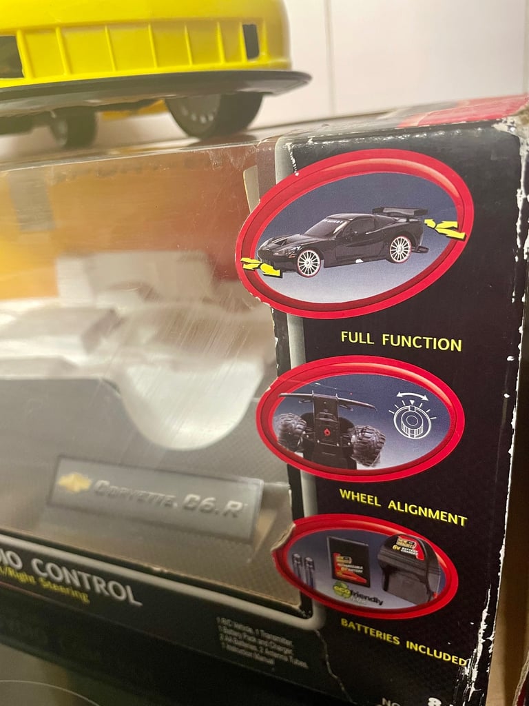 Vintage Radio control car corvette 