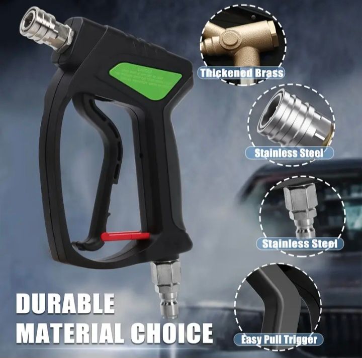 5000 psi 345 bar Nilfisk short Pressure Washer Gun swivel 1/4″ QUICK connect new