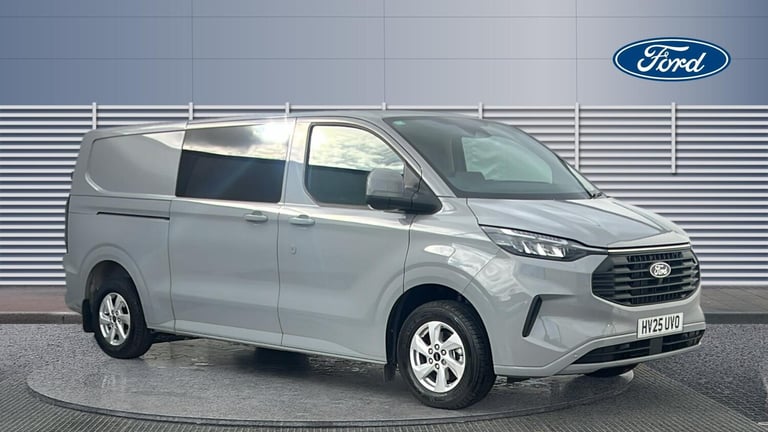 2025 Ford Transit Custom 320 L2 Diesel Fwd 2.0 EcoBlue 136ps H1 Double Cab Van Limited Crew Bus D...