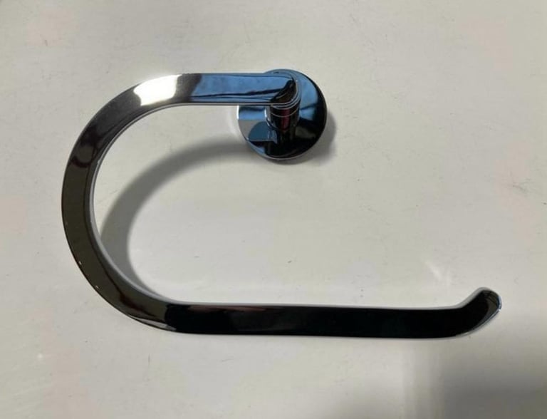 BN High Quality Chrome Towel Rings RRP £45