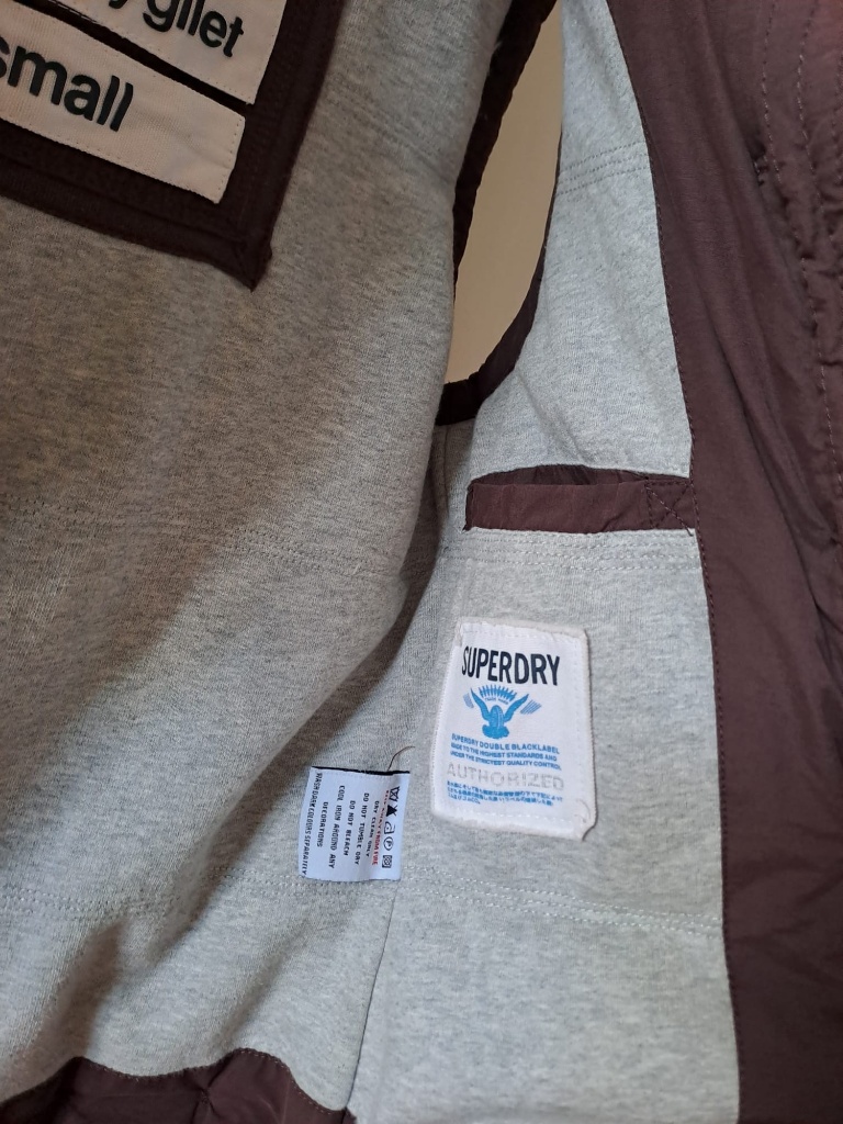 Maroon Superdry Gillet