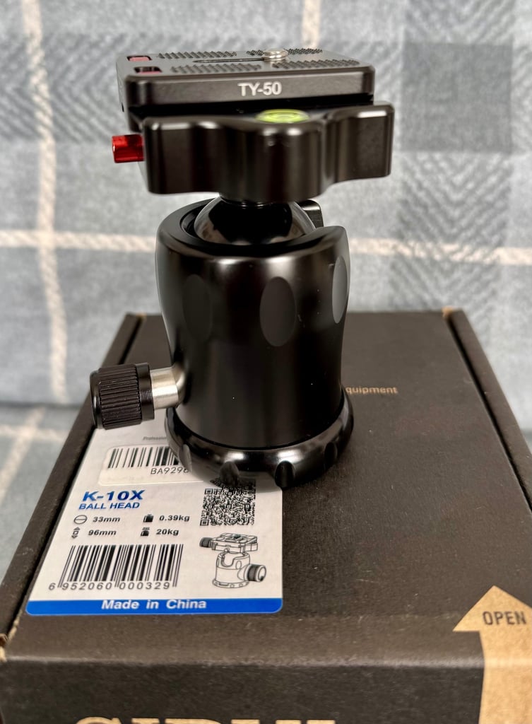 SIRUI K-10X BALL HEAD WITH TY-50 PLATE