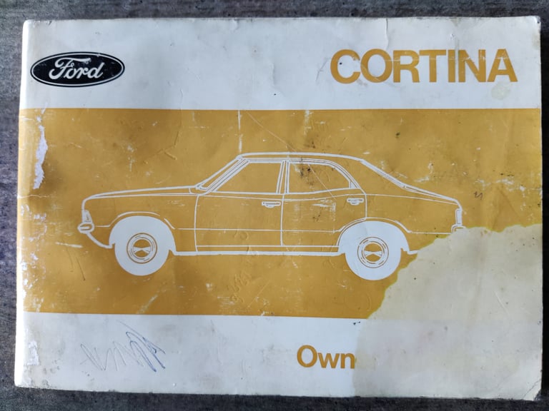 image for Ford Cortina Hand book August 1970 model