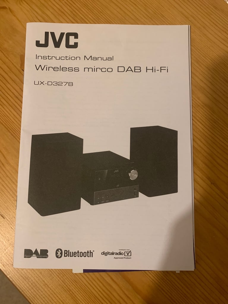 JVC Wireless Micro DAB HI-FI