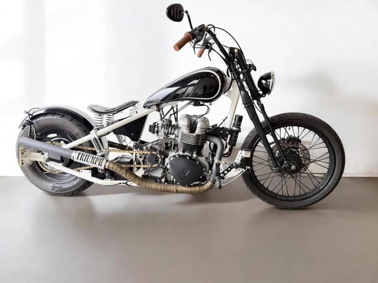 2002 Triumph Bobber Custom Built, Bonneville America Bobber