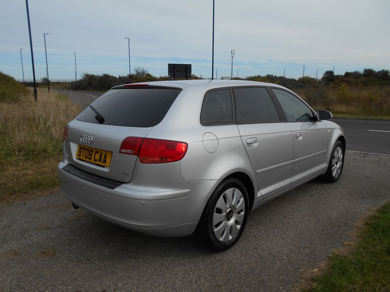AUDI A3 SPECIAL EDITION 1.6 HATCHBACK STUNNING SILVER 2008 BARGAIN ONLY £1495 *LOOK* PX/DELIVERY