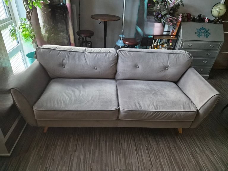 Oak Furniture Land Brook 3 Seater Sofa 