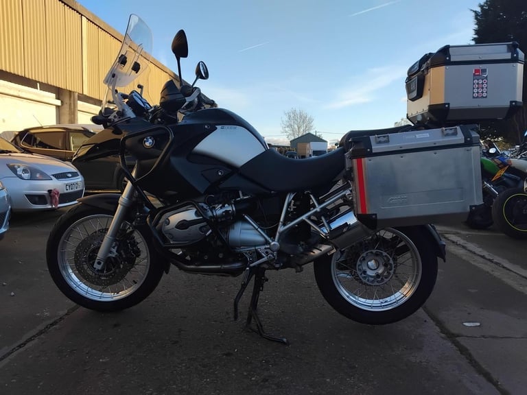 2007 07 BMW R 1200 GS AVENTURE TOURER R1200GS FULL LUGGAGE NEW MOT HPI CLEAR