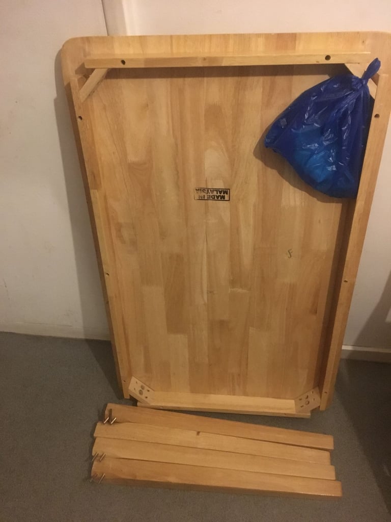 Dining Table Beech Wood Solid and Sturdy Table VGC Seats 4-6