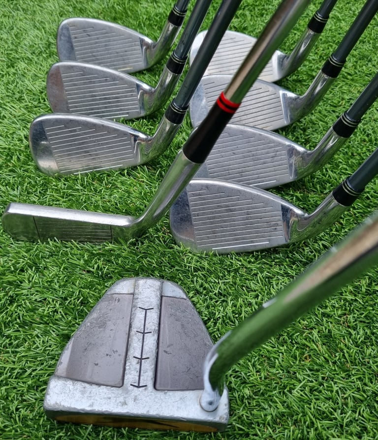 KING COBRA SZ - Lite flex Graphite 5-SW, Cobra OFFSET 3-5-7, putters x2 & trolley bag