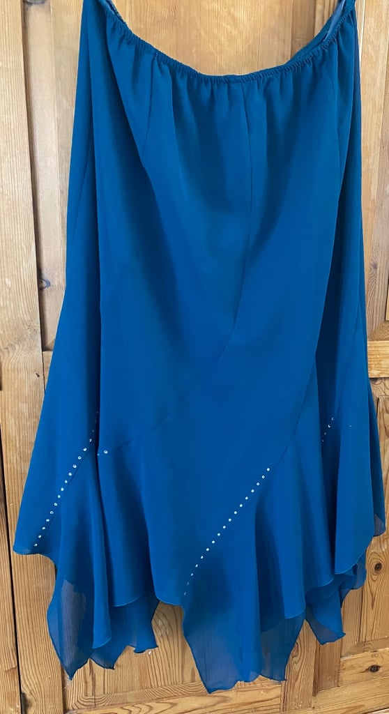 image for Roman asymmetrical special occasion skirt size 22