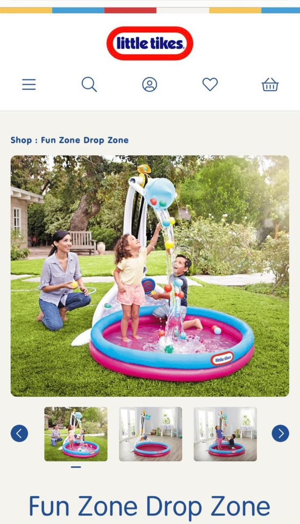 Little tikes splash sale zone drop zone