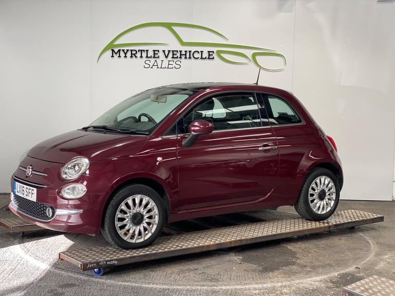2016 Fiat 500 1.2 Lounge 3dr HATCHBACK PETROL Manual