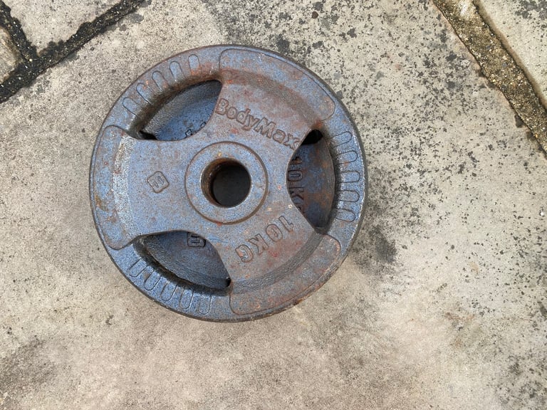 BodyMax Cast Iron Tri-Grip Weight Plates 2x 10kg