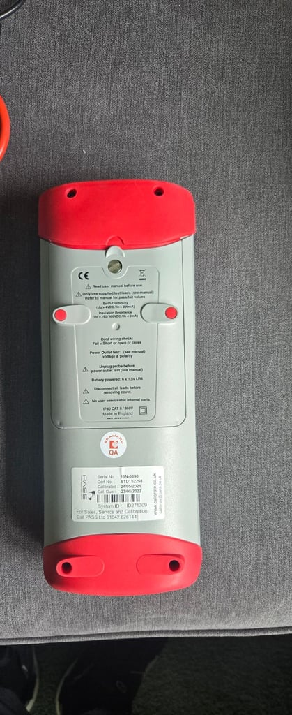 Seaward primetest 50 pat test machine