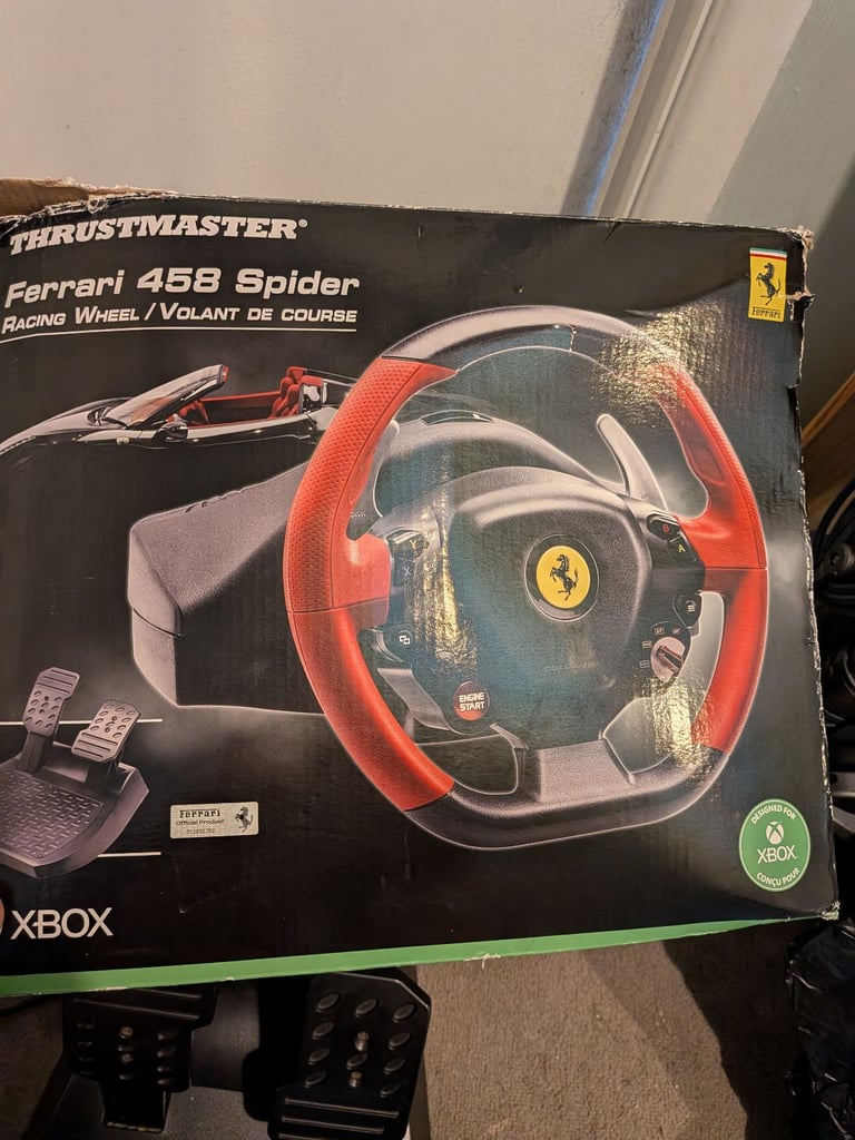 Steering wheels and pedals thrustmaster 458 Xbox 