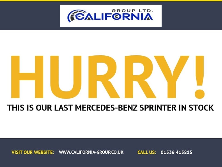 2023 Mercedes-Benz Sprinter 2.0 315 CDI Progressive Panel Van 5dr Diesel Manual LWB RWD L3 H2 Eur...