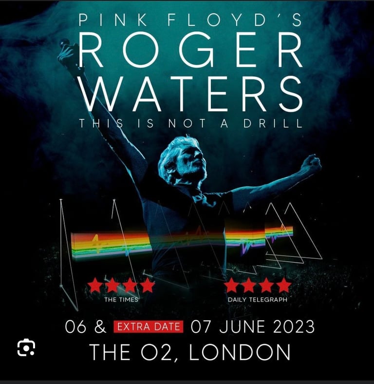 Roger Waters farewell tour ticket for sale Tuesday 6th June