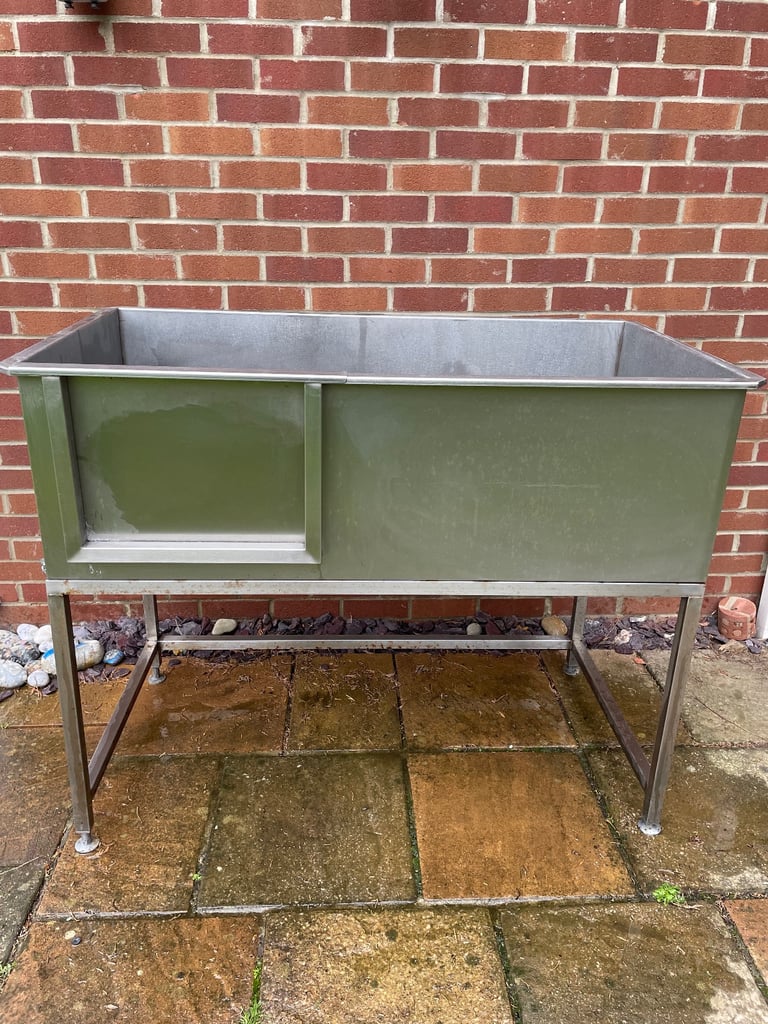 Stainless Steel Dog Grooming Bath and Ramp