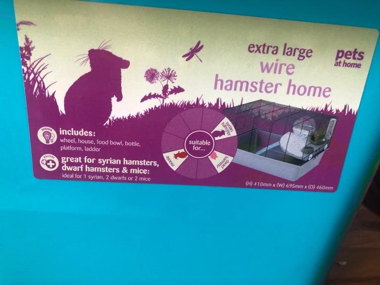 Pets at Home Hamster & Mouse Cage Blue X Large