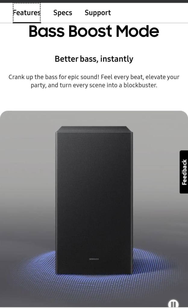 Samsung 450F Soundbar Unboxed Brand New