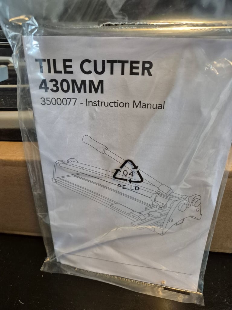 Vonhaus 430mm tile cutter 