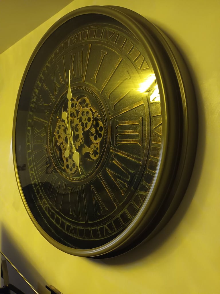 image for Big clock with gears all working 