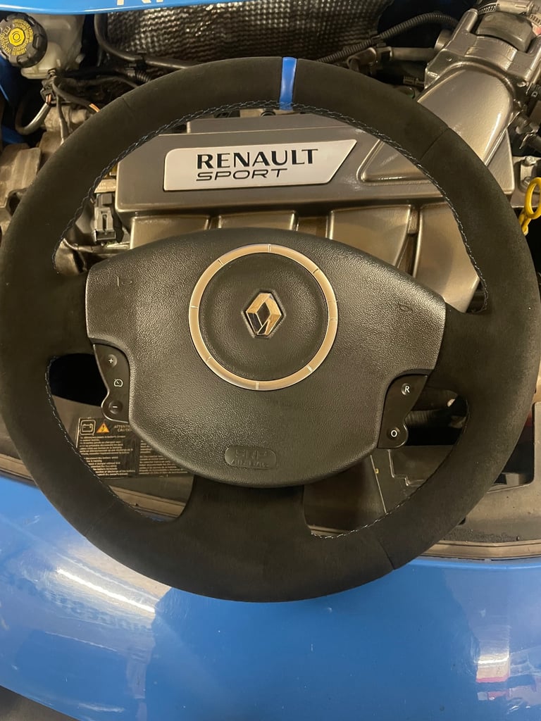 image for Renault sport suede steering wheel 