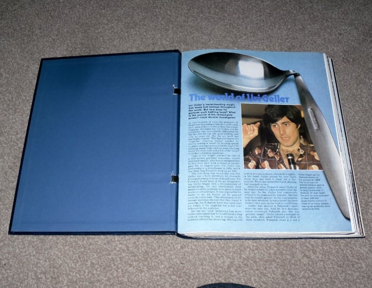 The Unexplained Magazine Pages 322 to 989 with 2 Hardback Binders