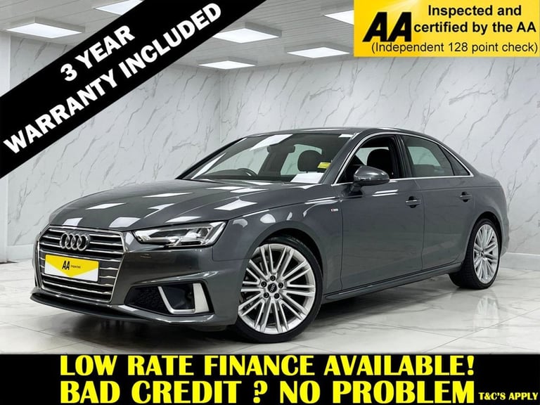 image for 2019 Audi A4 2.0 TFSI 40 S line Saloon 4dr Petrol S Tronic Euro 6 (s/s) (190 ps) Saloon Petrol Au...