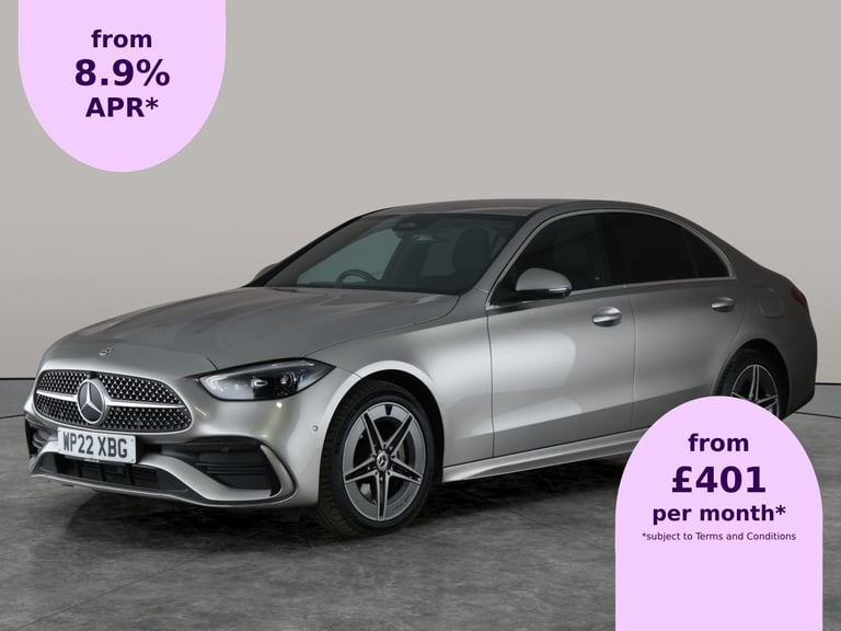 image for 2022 Mercedes-Benz C Class 2.0 C300e 25.4kWh AMG Line (Premium) Saloon 4dr Petrol Plug-in Hybrid ...