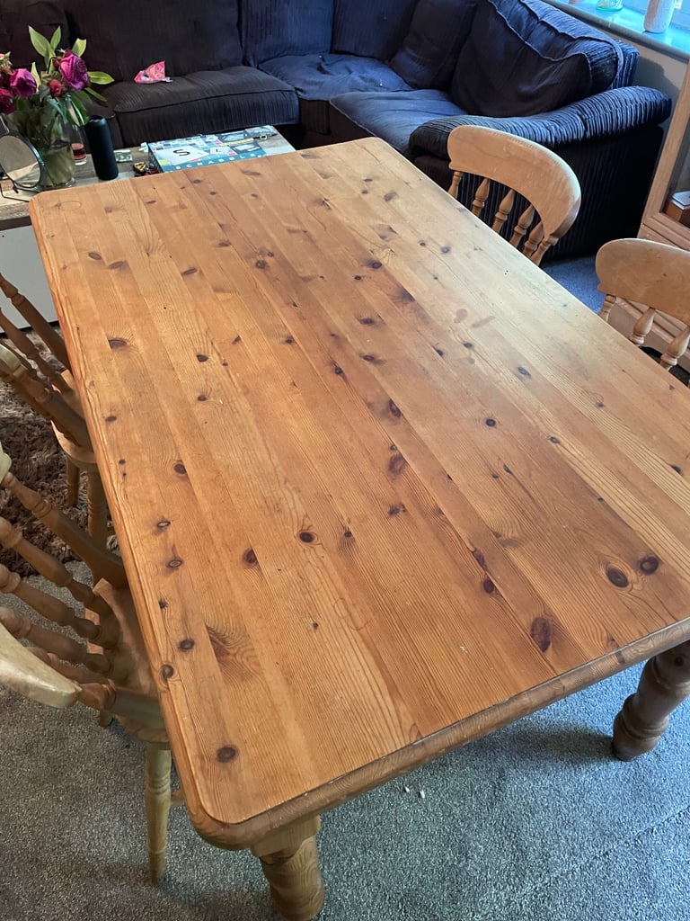 Pine kitchen Dining Table 
