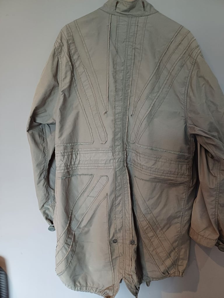 Lambretta khaki fishtail parka size M