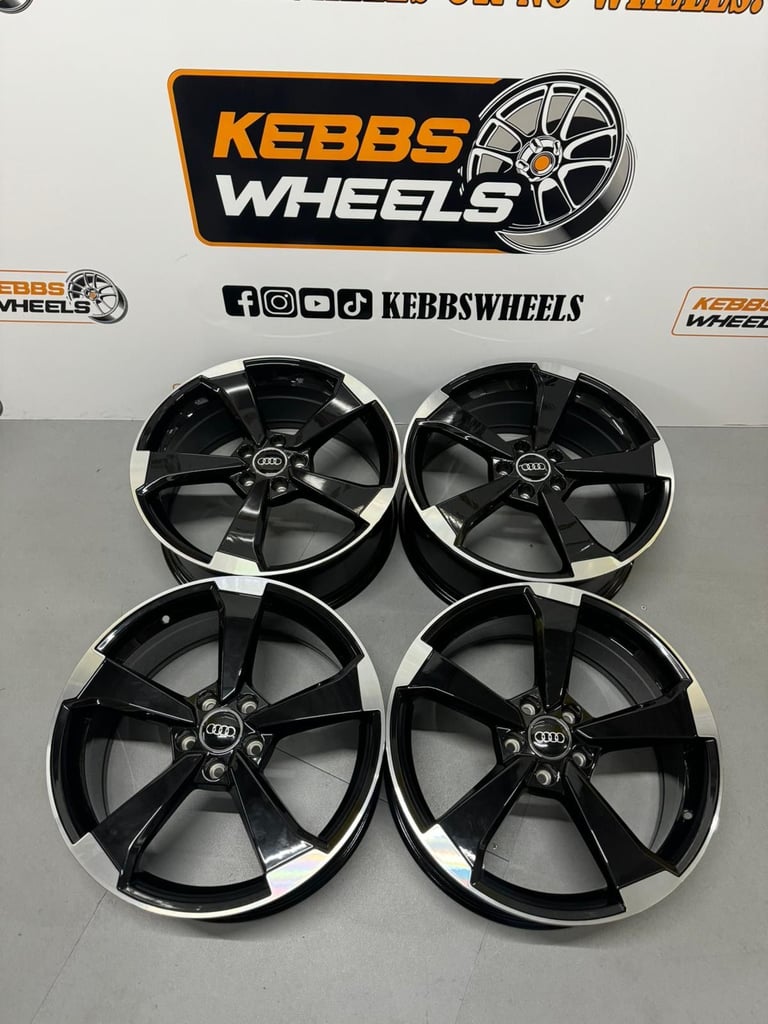 image for 20" AUDI TTRS STYLE ALLOY WHEELS A4 A5 A6 A7 A8 S4 S5 S6 RS4 RS5 MK2 TT MK3 TT Q3 Q5