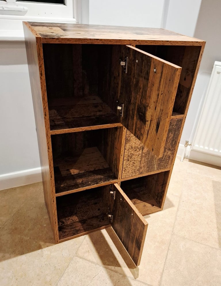 3 Door Wooden Storage Cabinet