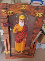Free to collect - Guru Nanak Dev large picture. Sikh Guru
