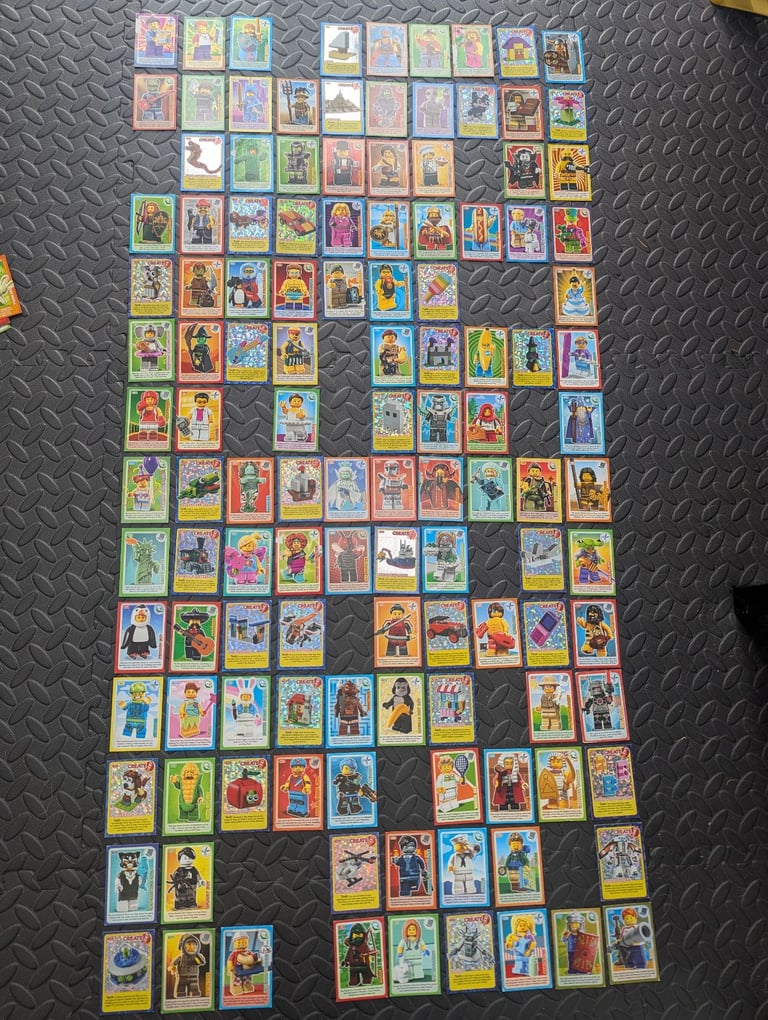 Sainsbury's LEGO Cards - almost complete set