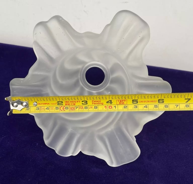 Vintage Frosted Glass Lampshade Light Shade Replacement Shade