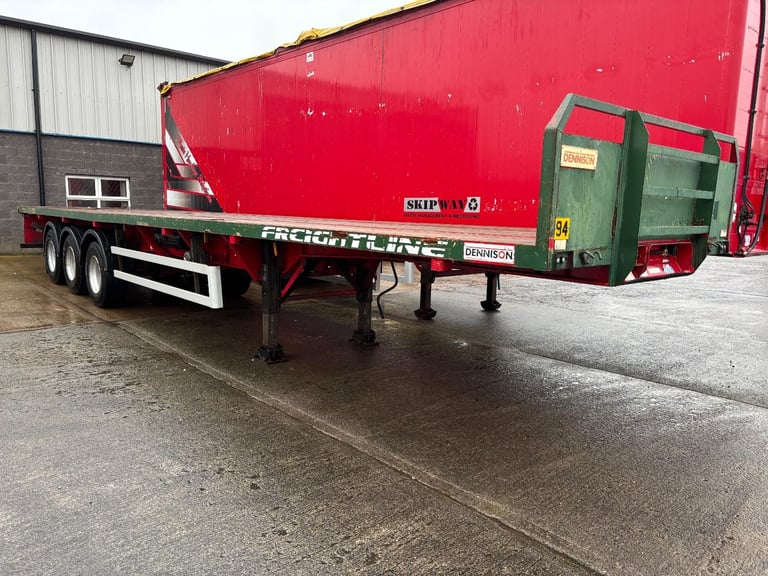Flat trailer Dennison drum brakes Extendable Other